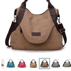 Large canvas bag Brown